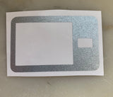 Silver Shimmer T-Slim Insulin Pump Decal | Glitter Look Vinyl Skin