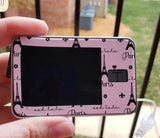 Paris T-Slim Insulin Pump Decal | Pink Eiffel Tower Vinyl Skin