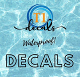 Island Palms  T -Slim Decal