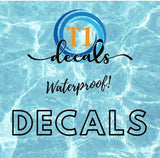 Pink Tie Dye T-Slim Decal