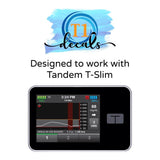 Donuts T-Slim Insulin Pump Decal | Fun Sprinkle Vinyl Skin