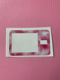 Pink Tie Dye T-Slim Decal