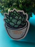 Diabetes Succs Sticker