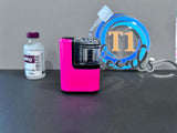 Neon Pink Tandem Mobi Decal  Bright Waterproof Pump Sticker, Bold Solid Color Skin
