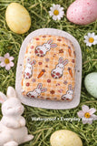 Easter Meadow Bunnies Omnipod Decal | Bunny & Carrot Spring Diabetes Patch