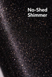 Black Shimmer Tandem Mobi Decal | Waterproof Glitter Look Pump Sticker Vinyl