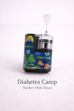 Diabetes Camp Tandem Mobi Decal | Adventure Insulin Pump Skin | Waterproof Vinyl