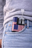 Stars & Stripes Tandem Mobi Decal | USA Flag Insulin Pump Sticker