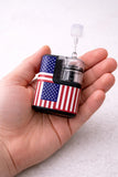Stars & Stripes Tandem Mobi Decal | USA Flag Insulin Pump Sticker