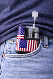 Stars & Stripes Tandem Mobi Decal | USA Flag Insulin Pump Sticker