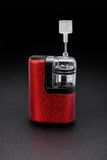 Red Shimmer Tandem Mobi Decal | Glitter Look Waterproof Pump Sticker Vinyl